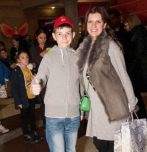 Анастасия Филиппова с сыном. Фото: материалы пресс-служб.