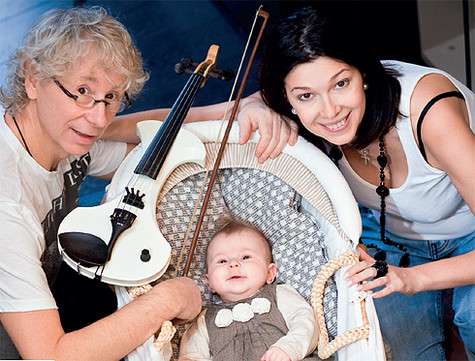 Аркадий Укупник с женой и дочерью. Фото: личный архив семьи Укупников.