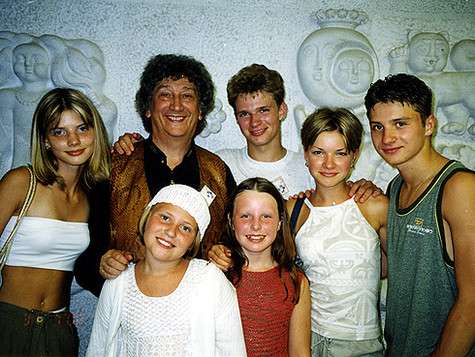 Своей первой любовью Задорожная называет Сергея Лазарева, с которым познакомилась в Непоседах. Фото: личный архив.