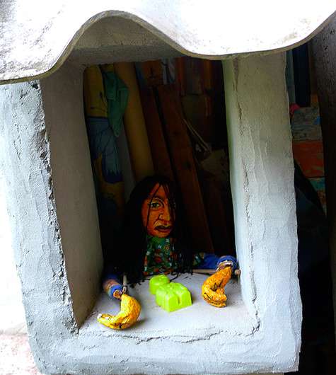 Кажется, наш сын был уверен, что он попал в сказку, где живут странные существа.