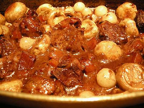 Мой Boeuf Bourguignon получился менее калорийным.