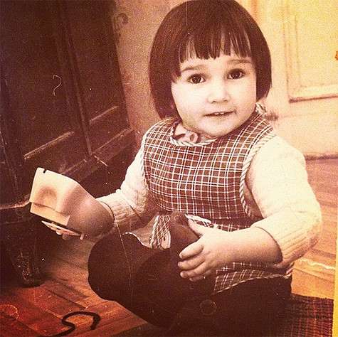 Анфиса Чехова в детстве. Фото: Instagram.com.