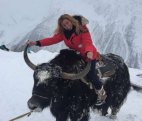 «Неожиданная встреча», - так Бородина подписала этот снимок. Фото: Instagram.com/borodylia.