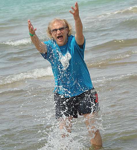 Евгений Воскресенский с удовольствием привезет на море детей, когда они у него появятся... Фото: Борис Кремер.