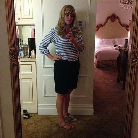 Анна Михалкова сохраняет стройность благодаря пробежкам. Фото: Instagram.com/anikiti4na.