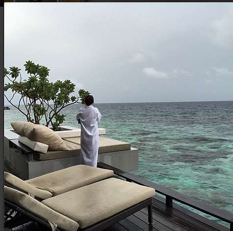 После долгой дороги райский уголок встретил плохой погодой и дождем. Фото: социальные сети.