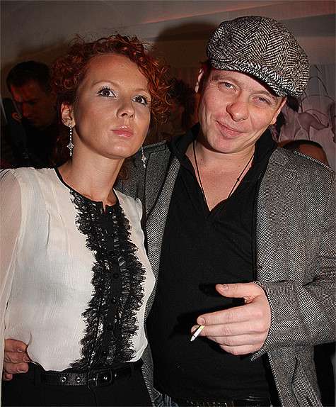 Павел Майков с женой.