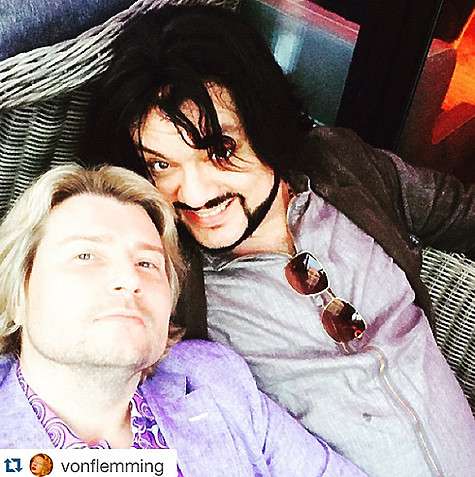 Николай Басков и Филипп Киркоров на дне рождения общей подруги. Фото: Instagram.com/Kozhevnikovrmg.