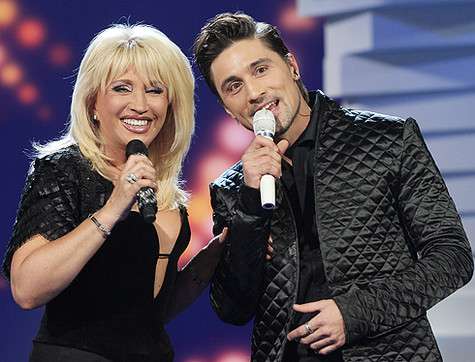 Ирина Аллегрова и Дима Билан во время съемок. Фото: Лилия Шарловская. Ирина Аллегрова и Дима Билан во время съемок. Фото: Лилия Шарловская.