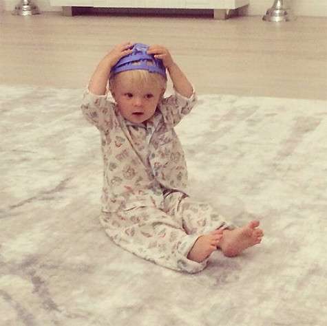 Младший сын Евгения Плющенко и Яны Рудковской Александр. Фото: Instagram.com/gnomgnomych.