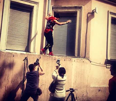 Алексей Воробьев на съемках. Фото: Instagram.com/alexeysparrow.