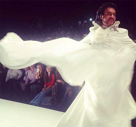 Филипп Киркоров на показе Елены Супрун. Фото: Twitter.com.