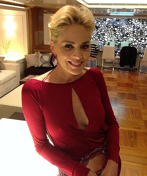 Шэрон Стоун. Фото: Twitter.com/@sharonstone.