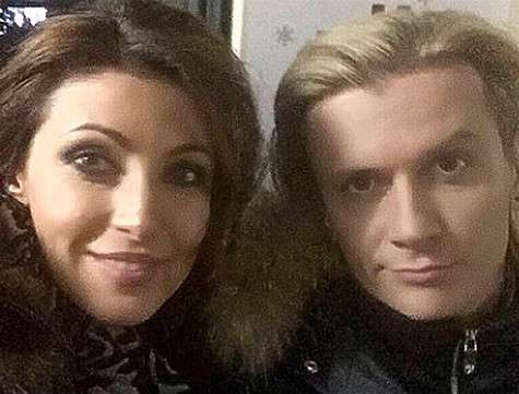 Анастасия Макеева и Глеб Матвейчук в метро. Фото: Instagram.com.