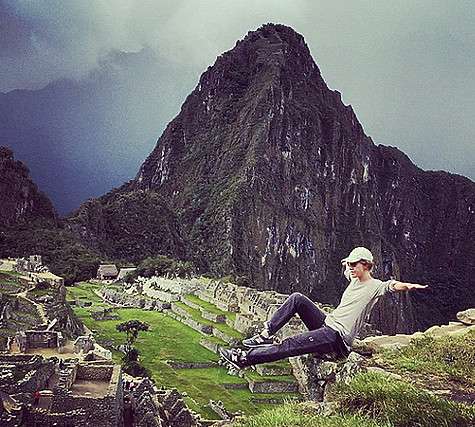 Ксения Собчак в Мачу-Пикчу. Фото: Instagram.com.