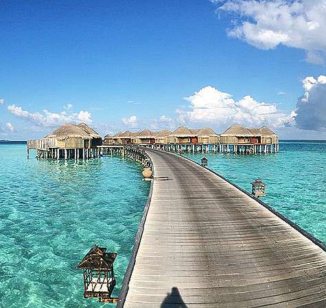 Дорогу осилит идущий, - подписала Анфиса Чехова этот снимок. На нем видно бунгало звездных туристов. Фото: Instagram.com/achekhova.