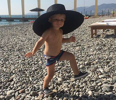 Сын Яны Рудковской и Евгения Плющенко. Фото: Instagram.com/rudkovskayaofficial.