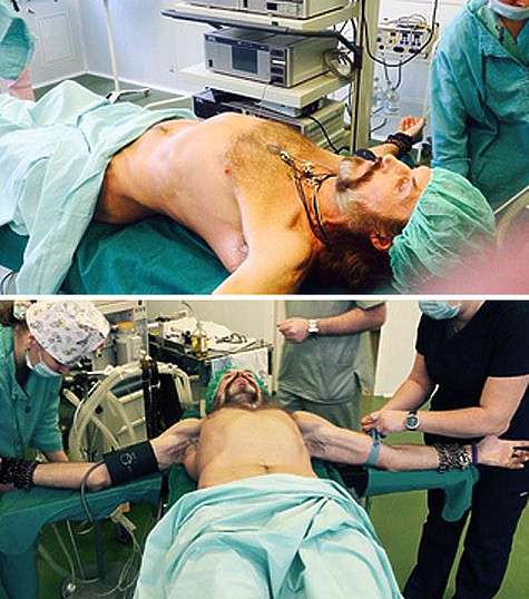 Никита Джигурда на операционном столе. Фото: Twitter.com/@DZHIGURDA12.