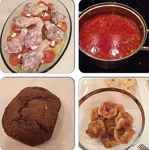 Борщи и пироги Лера Кудрявцева готовит по ночам. Фото: Instagram.com/Leratv.