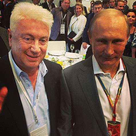 Владимир Путин и Владимир Винокур. Фото: Instagram.com.