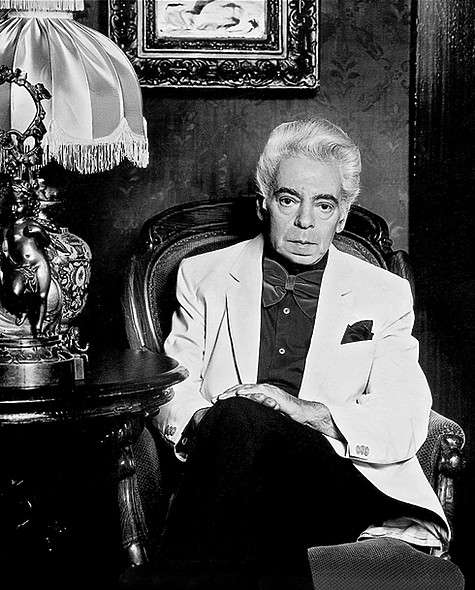 Аркадия Райкина фотограф снимал за пятнадцать минут до начала спектакля. Фото: личный архив Валерия Плотникова.