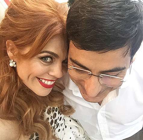 Анастасия Стоцкая с мужем Сергеем. Фото: Instagram.com/100tskaya.