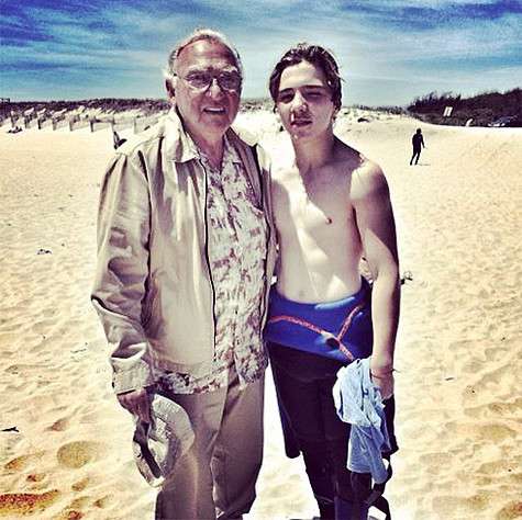 Отец Мадонны Сильвио Чикконе и сын Рокко. Фото: Instagram.com (@madonna).