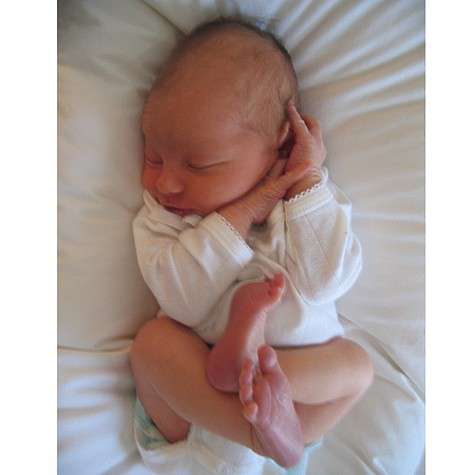 Так выглядел сын Майло при рождении. Фото: социальные сети