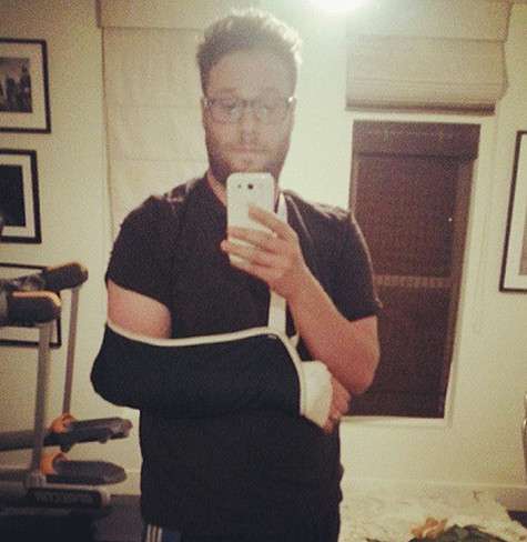 Сет Роген. Фото: Twitter.com. Сет Роген. Фото: Twitter.com.