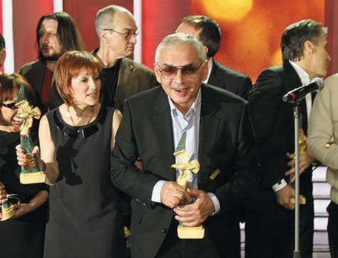 Карен Шахназаров получил заветную статуэтку в номинации «Лучший фильм» за свою картину «Белый тигр». Фото: Геннадий Авраменко.