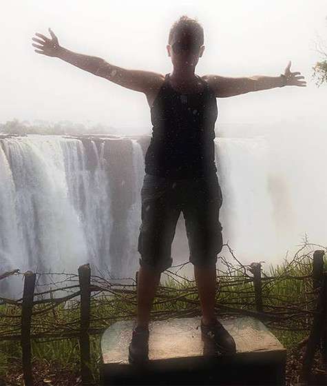 Водопад в Зимбабве. Фото: Facebook.com.