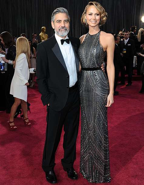 Джорджа Клуни и Стейси Киблер. Фото: Rex Features/Fotodom.ru.