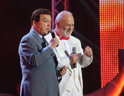 Бедрос Киркоров и Иосиф Кобзон. Фото: Лилия Шарловская.