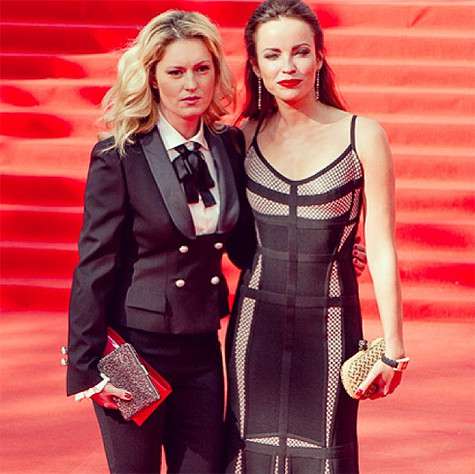 Ольга Зайцева и Рената Пиотровски на ММКФ-2014. Фото: Instagram.com/_zaytsevaolga_.