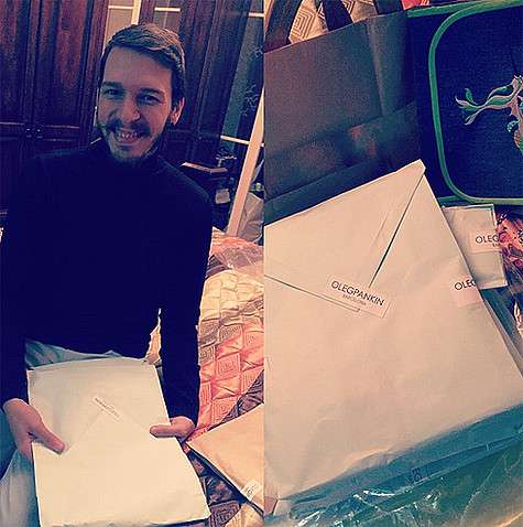 На день рождения имениннице привезли дизайнерское платье. Фото: Instagram.com/katerinashpitsa.