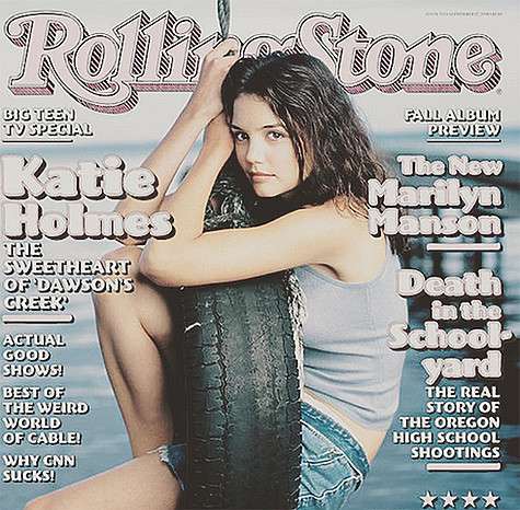 Девятнадцатилетняя Кэти Холмс на обложке журнала «Rolling Stone». Фото: Instagram.com/katieholmes212.