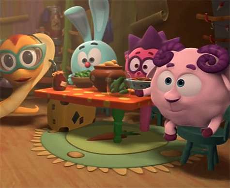 «Зенит» выпустил книгу со «Смешариками». Кадр из мультфильма.