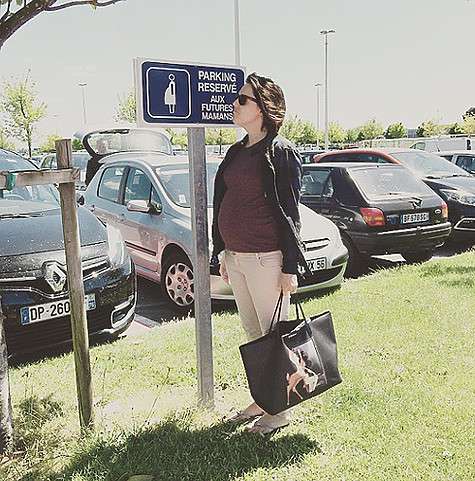 На этом снимке Ольга Шелест не скрывает свою беременность. Фото: Instagram.com/olgashelest.