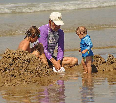 Валерий Яременко с сыновьями.