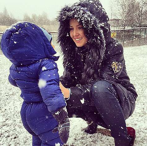 Алеса Качер - крестная мама старшего сына Марии Кожевниковой. Фото: Instagram.com/mkozhevnikova.