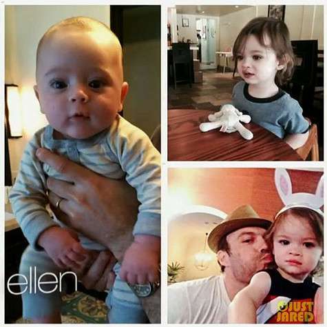 Фото сыновей, которые Меган Фокс показала во время ток-шоу Эллен ДеДженерес. Фото: www.ellentv.com.