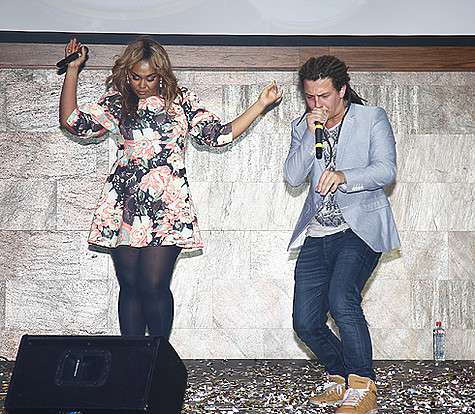 Корнелия Манго и Богдан Дюрдь на дне рождения Наталии Гулькиной.