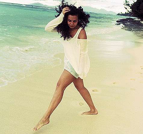 Настя Каменских даже завела личный спортивный блог. Фото: Instagram.com.