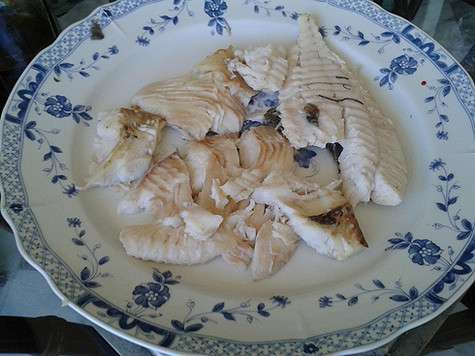 Рыба готова к употреблению.