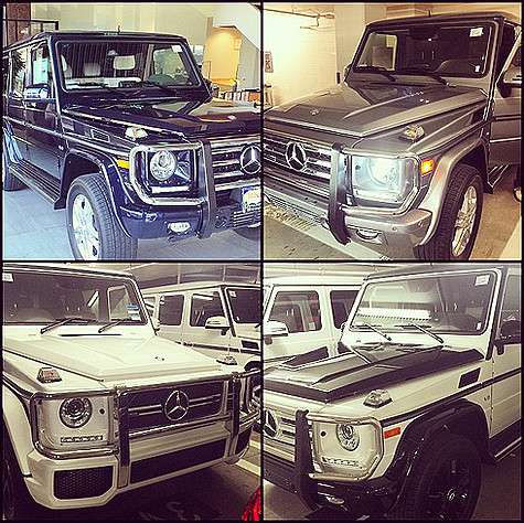 Пэрис Хилтон не может определиться с цветом дорогого внедорожника. Фото: Instagram.com.