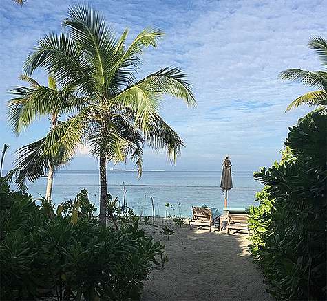 Вид из окна номера Лены Лениной. Фото: Instagram.com/lenaleninaofficial.