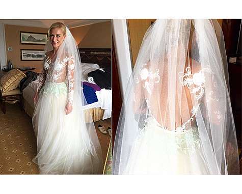 Платье для Татьяны Волосодар сшила дизайнер Алена Ахмадуллина. Фото: Instagram.com/alenaakhmadullina.