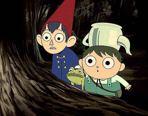 Главные герои анимационного фильма два брата — Вирт и Грег. Вирт — старший из них. Он всегда погружен в себя и постоянно сомневается в своих действиях. А Грег — резвый, веселый и беспечный младший братишка. Кадр из мультсериала «По ту сторону изгороди».