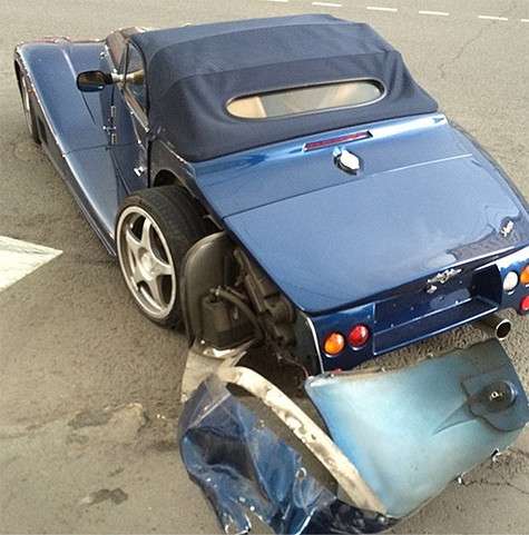 Поклонники Гоши Куценко уверены, что спорткар еще можно восстановить. Фото: Instagram.com/goshakutsenko.