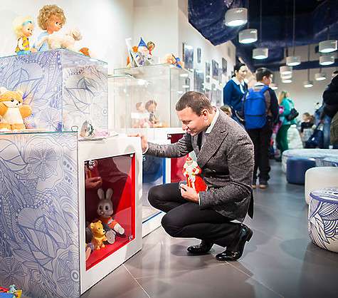 Александр Олешко в «Музее Детства». Фото: материалы пресс-служб.